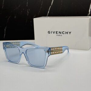 NEW GV40076I 84V GIVENCHY WOMEN SUNGLASSES BLUE EYEWEAR GIVENCHY